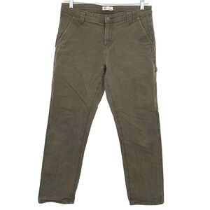 Carharrt Women’s Relaxed Fit Carpenter Pants Olive Green